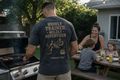 Highly Trained, Mildly Supervised T-Shirt — Military Skull Graphic Tee with Flag