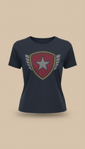 Patriot Red Classic Logo athletic cut t-shirt